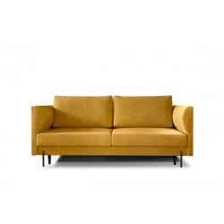 Dīvāns-gulta Revi ar gultas kasti dzeltena, Nube 45