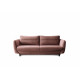 Dīvāns-gulta Silva ar rozā gultas kasti, Lux 24
