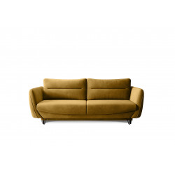 Dīvāns-gulta Silva ar gultas kasti dzeltena, Loco 45