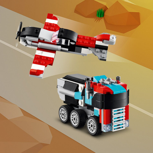 LEGO® 31146 Creator Borta kravas automašīna ar helikopteru
