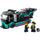 LEGO® 60406 City Race auto un automašīnu transportēšanas kravas automašīna