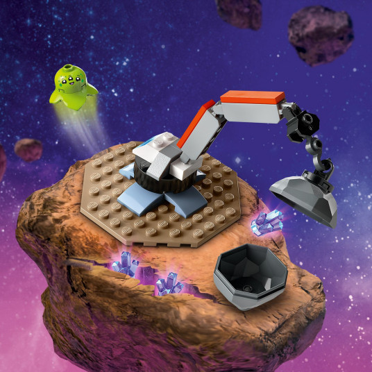LEGO® 60429 pilsētas kosmosa kuģis un atrasts asteroīds