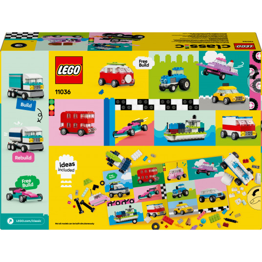 LEGO® 11036 Classic Creative transportlīdzekļi