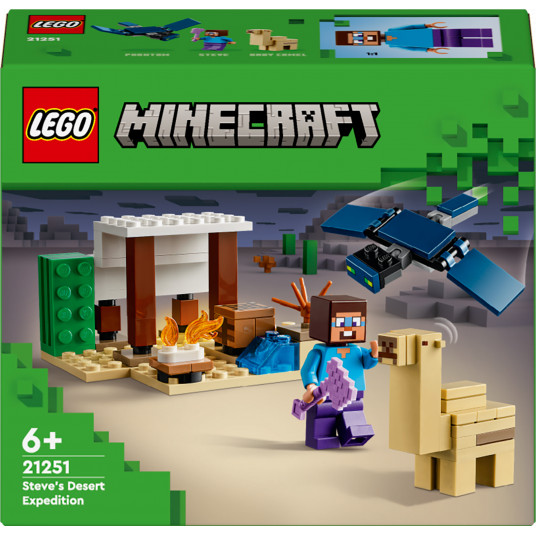 LEGO® 21251 Minecraft Stīva tuksneša ekspedīcija