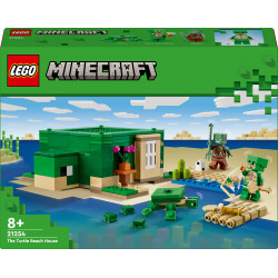 LEGO® 21254 Minecraft bruņurupuču pludmales māja