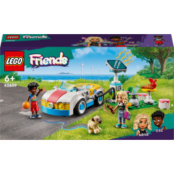 LEGO® 42609 Friends Elektriskā automašīna un uzlādes stacija