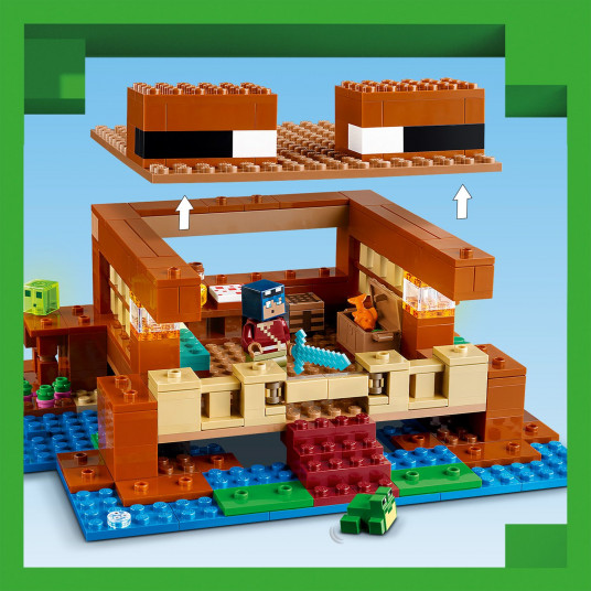 LEGO® 21256 Minecraft varžu māja