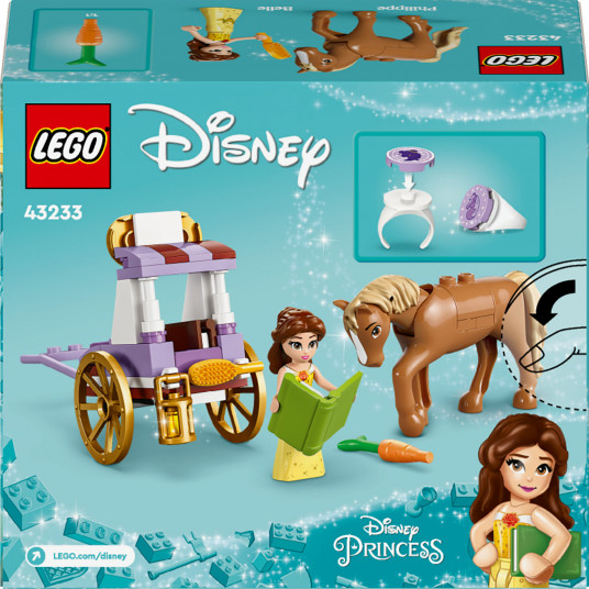 LEGO® 43233 Skaistule un briesmonis Disneja princeses zirgu kariete