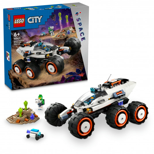 LEGO® 60431 pilsētas kosmosa izpētes transportlīdzeklis un citplanētieši