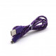 Sbox USB->Micro USB 1M USB-1031U violets