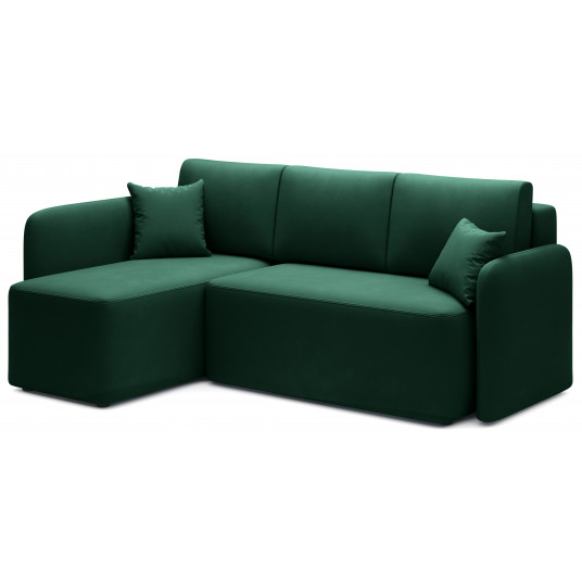 Stūra dīvāns Hudson, zaļš