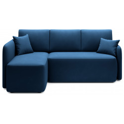 Stūra dīvāns Hudson, zils