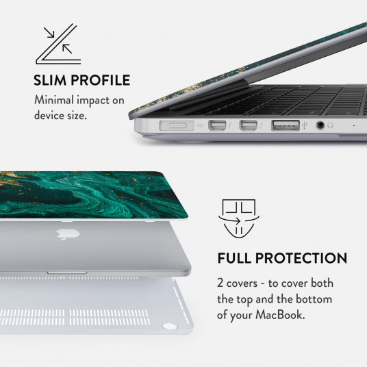Datora futrālis Emerald Pool Macbook case for Macbook Pro 13 A1706 / A1708 / A2338