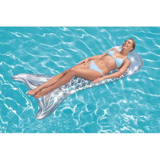 BESTWAY piepūšamais matracis Iridescent Mermaid Tail, 1.93m x 1.01m, 43413
