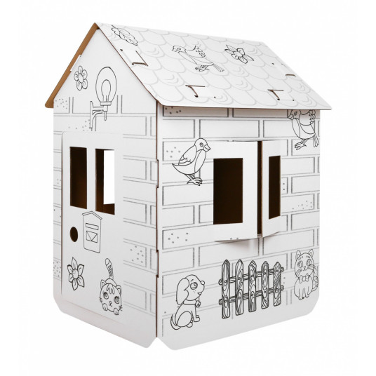 XXL māja ar auto 3D krāsojamo grāmatu