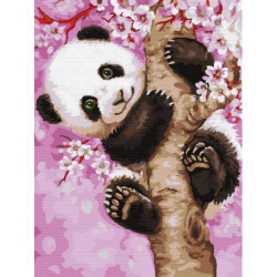 Glezniecība pēc cipariem Playful Panda 30x50
