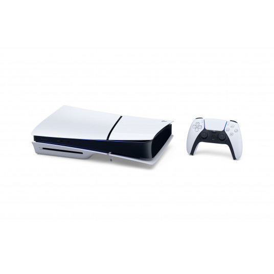 Spēļu konsole Sony Playstation 5 Slim (PS5) 1TB White + papildus pults Sony DualSense PS5 + Uzlādes stacija Sony DualSense PS5