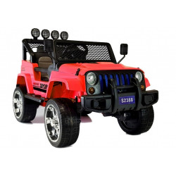 Vienvietīgs elektroauto Jeep Sport, sarkans