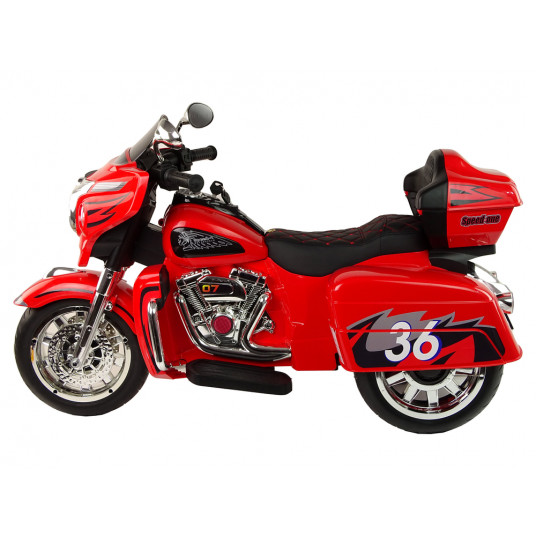 Elektromotocikls Goldwing NEL-R1800GS, sarkans