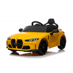 Vienvietīgs elektroauto BMW M4, dzeltens