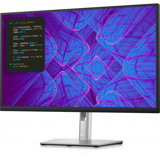 Dell USB-C centrmezgla monitors P2723QE 27 collas, IPS, UHD, 3840 x 2160, 16:9, 5 ms, 350 cd/m², melns, 60 Hz, HDMI portu skaits 1