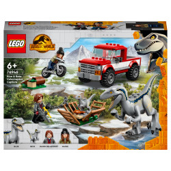LEGO® 76946 JURASSIC WORLD Velociraptoru Blū un Betas notveršana