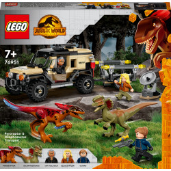LEGO 76951 Jurassic World Pyroraptor un Dilophosaurus transporteris