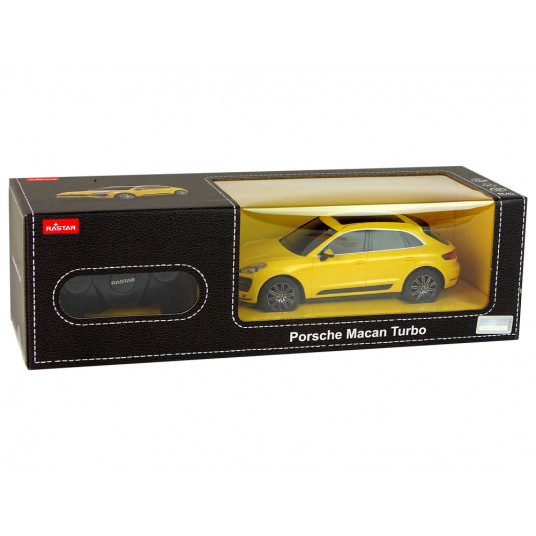 RC automašīna Porsche Macan Turbo, 1:24, dzeltena