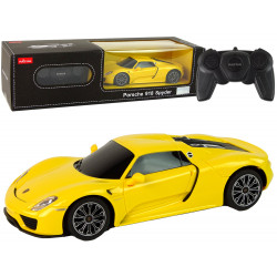RC automašīna Porsche 918, 1:24, dzeltena