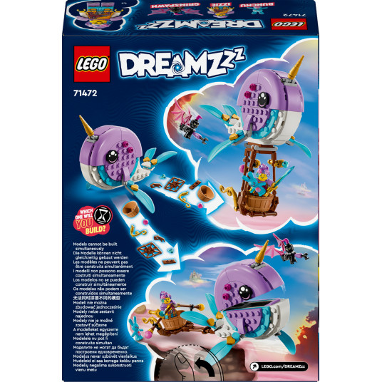 LEGO® 71472 DREAMZzz™ Izzie Narwhal karstā gaisa balons