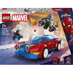 LEGO® 76279 Marvel sacīkšu automašīna Zirnekļcilvēks un indēts zaļais goblins