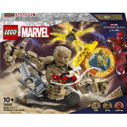 LEGO® 76280 Marvel Spider-Man pret Smilšu cilvēku: Pēdējā cīņa