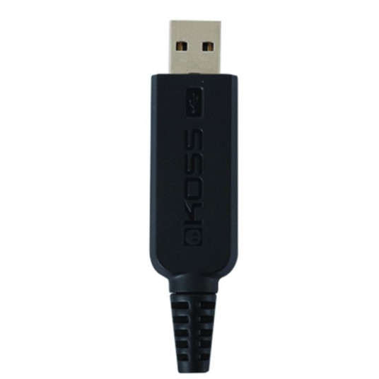 Koss Gaming austiņas SB45 USB galvas saite/uz auss, USB, mikrofons, sudraba/melns, trokšņu slāpēšana,