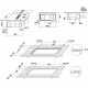Plīts virsma Whirlpool WVH 1065B F KOMPLEKTS