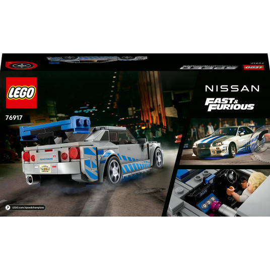 LEGO® 76917 SPEED CHAMPIONS 2 Fast 2 Furious Nissan Skyline GT-R (R34)