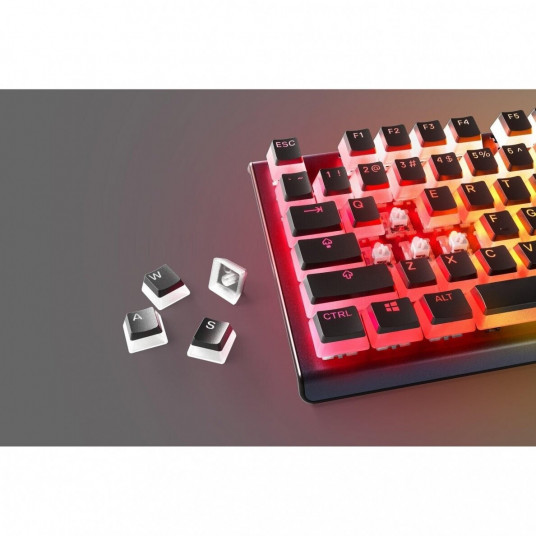 Klaviatūras pārsegs SteelSeries PrismCAPS Keycaps, NOR, Black