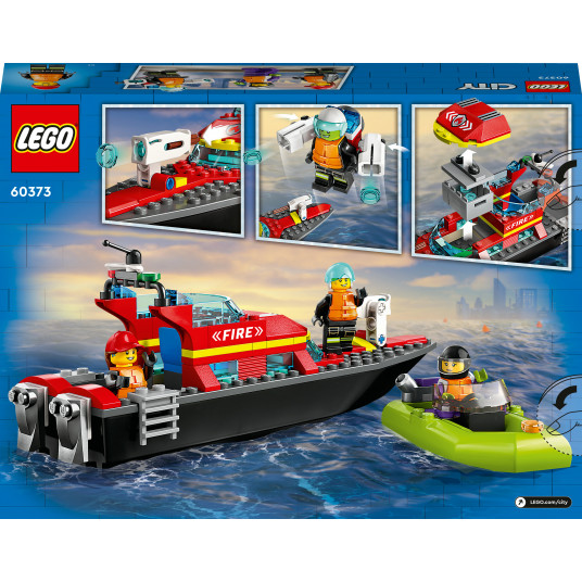 LEGO® 60373 CITY Ugunsdzēsēju-glābēju kuģis