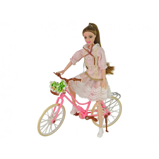 Emīlija lelle ar velosipēdu