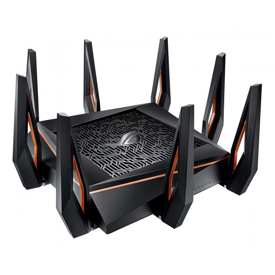 Asus GT-AX11000 Tri-band WiFi Gaming Router ROG Rapture 802.11ax, 10/100/1000 Mbit/s, Ethernet LAN (RJ-45) ports 4, Antenna type 8xExternal, 2 x USB 3.1 Gen 1