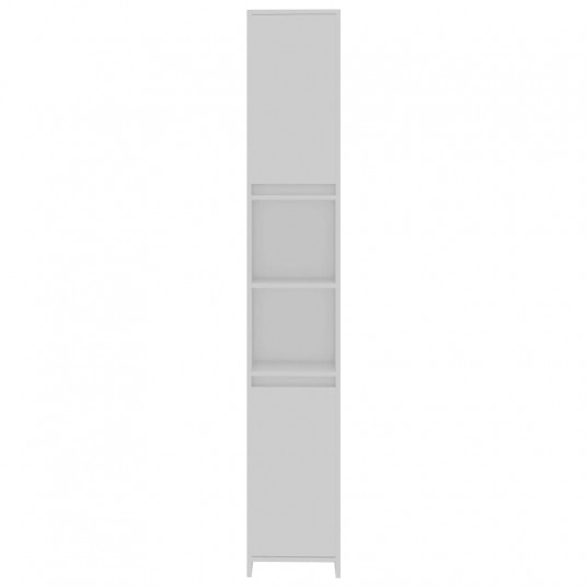 Vannasistabas plaukts, balts, 30x30x183,5 cm, skaidu plāksne