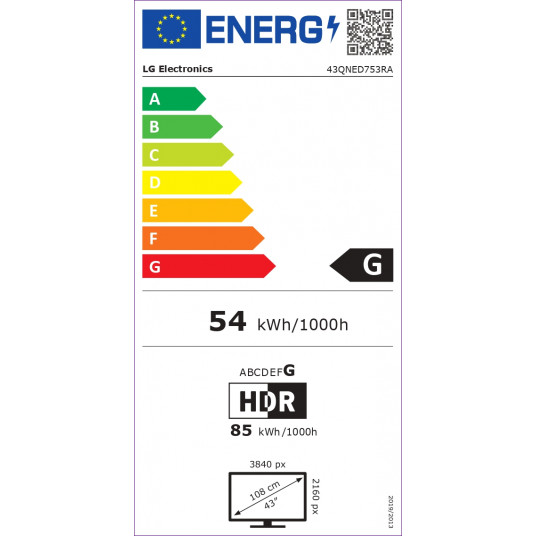 Televīzija LG 43QNED753RA QNED 43" Smart