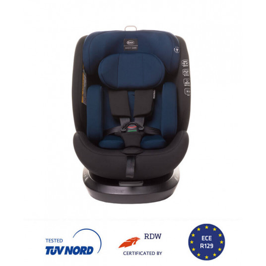 4bērnu autokrēsliņš 0-36 kg, zils
