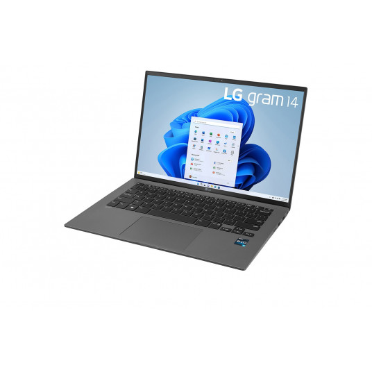 LG Gram 14Z90R piezīmjdators 35,6 cm (14 collas) WUXGA Intel® Core™ i5 i5-1340P 8 GB LPDDR5-SDRAM 512 GB SSD Wi-Fi 6E (802.11ax) Windows 11 Pro pelēks PĀRKĀRTOT Jauns/pārsaiņot