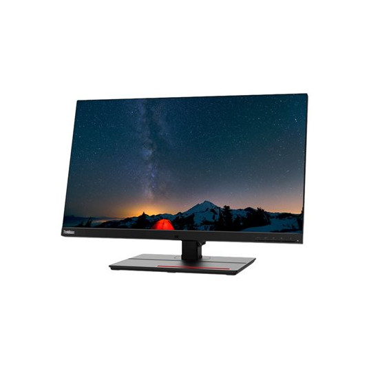 Lenovo ThinkVision P27u-20 27 ", IPS, 4K UHD, 16:9, 4 ms, 450 cd/m², Raven Melns, 60 Hz, DisplayPorts skaits 1, 3840 x 2160, HDMI portu skaits 2