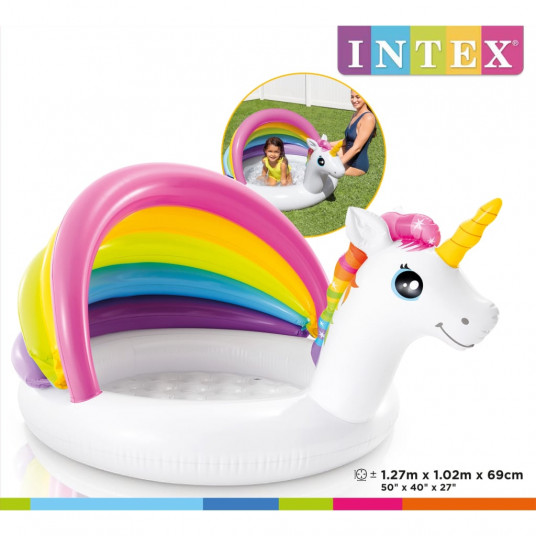 Intex Baby baseins Unicorn, 127x102x69cm