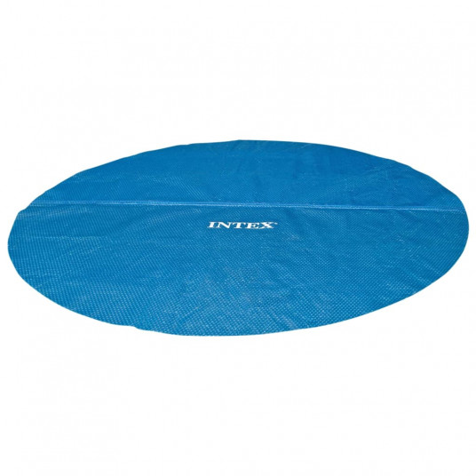 Intex solārais baseina pārsegs, zils, 244 cm, polietilēns