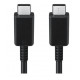 Kabelis Samsung Cable (Type C to C)_5A 1m long Black