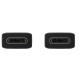 Kabelis Samsung Cable (Type C to C)_5A 1m long Black