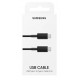 Kabelis Samsung Cable (Type C to C)_5A 1m long Black