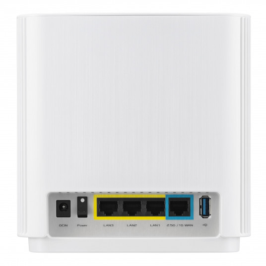 Asus Wireless-AX7800 Tri Band WiFi 6 tīklu maršrutētājs ZenWiFi XT9 (2-pack) 802.11ax, 574+2402+4804 Mbit/s, 10/100/1000 Mbit/s, Ethernet LAN (RJ-45) porti 4, Mesh atbalsts Jā, MU-MiMO Nē, Antenas tips 6x Iekšējā